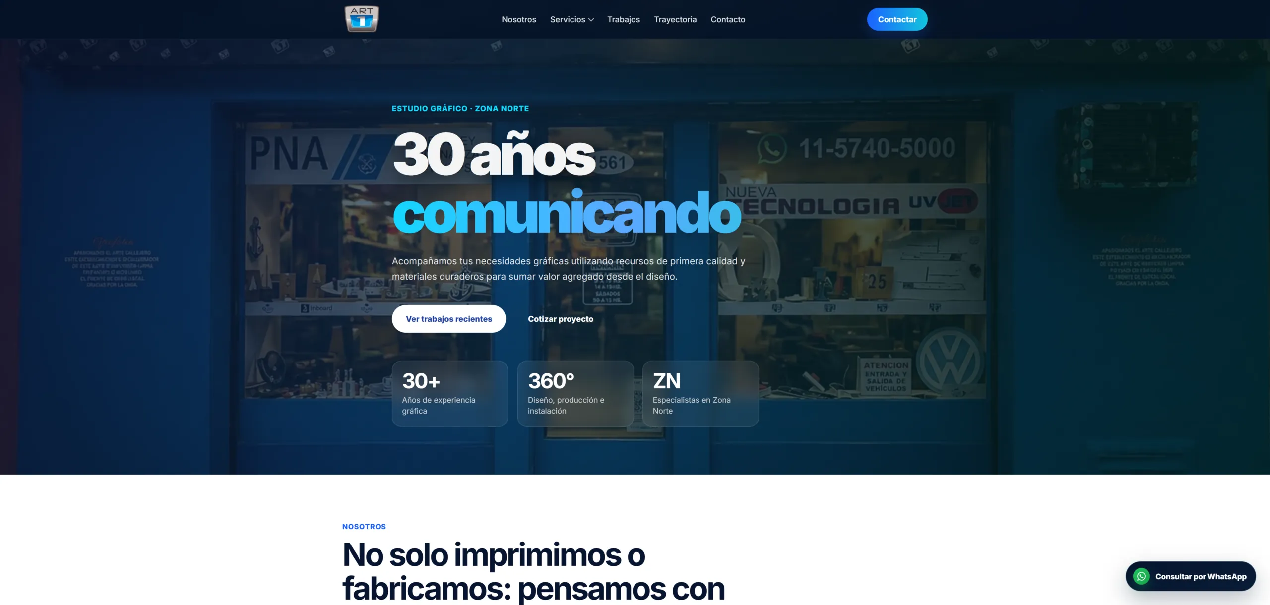 art1 — sitio web