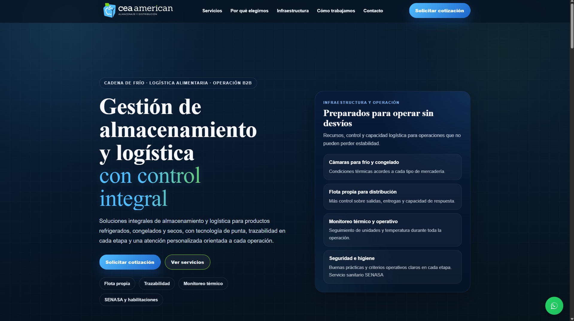 CEA American — sitio web