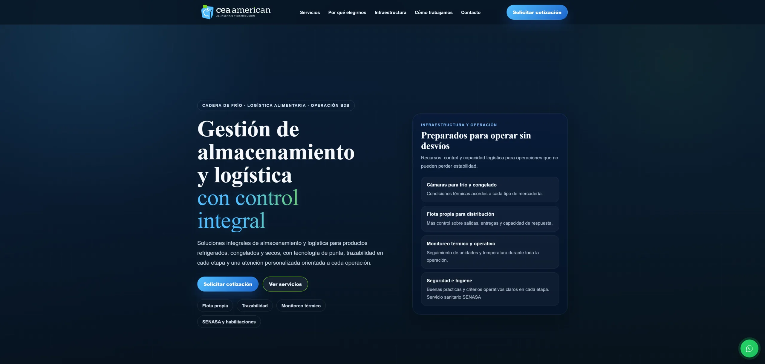 CEA American — sitio web