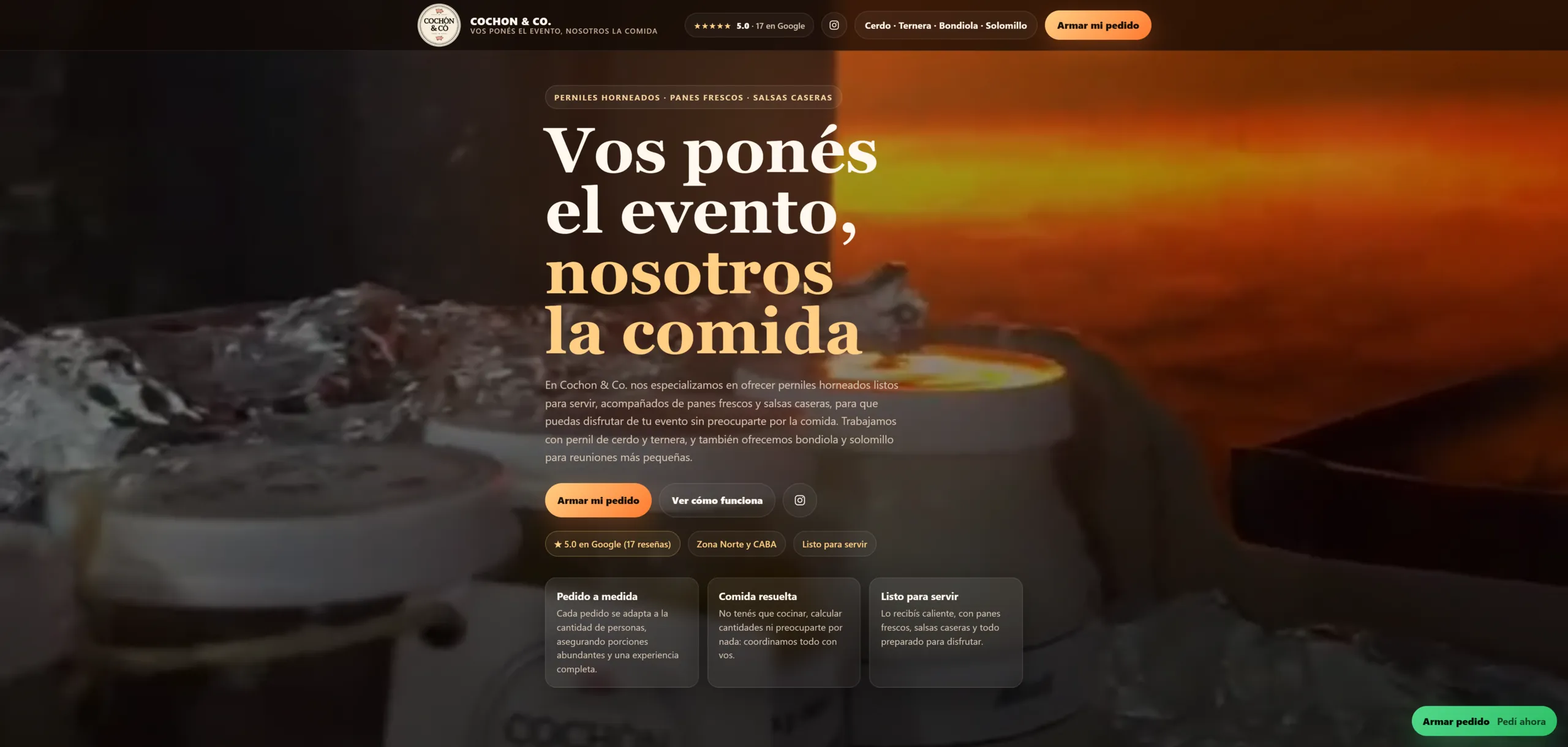 Cochon & Co. — sitio web